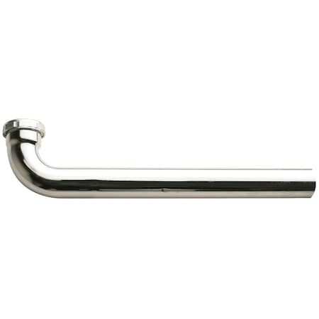 All-Source 1-1/2 In. x 9-1/2 In. Satin Nickel Waste Arm 2518SN